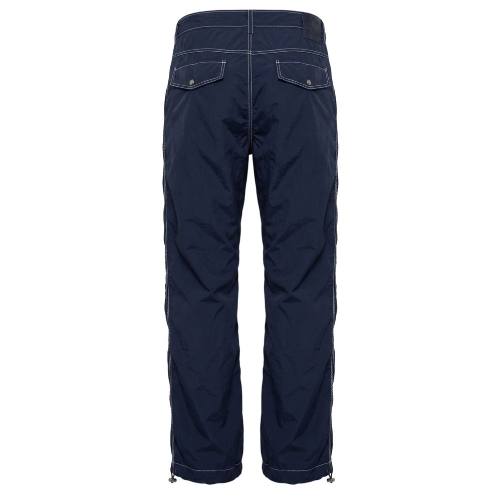 Mr&Mrs Italy Blue Polyamide Men Pants | Regal Royce