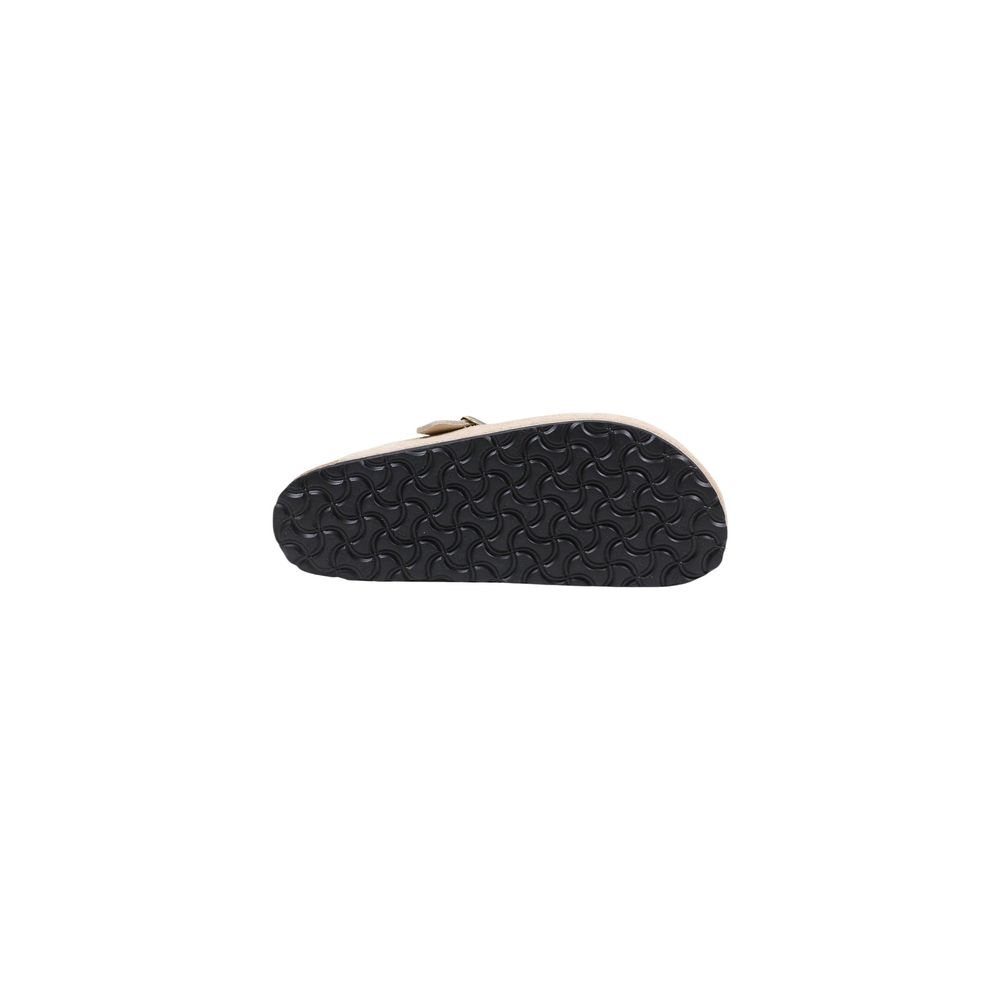 Birkenstock Beige Suede Leather Clogs | Regal Royce