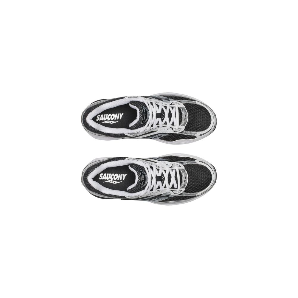 Saucony Black And White Synthetic Athletic Sneakers | Regal Royce