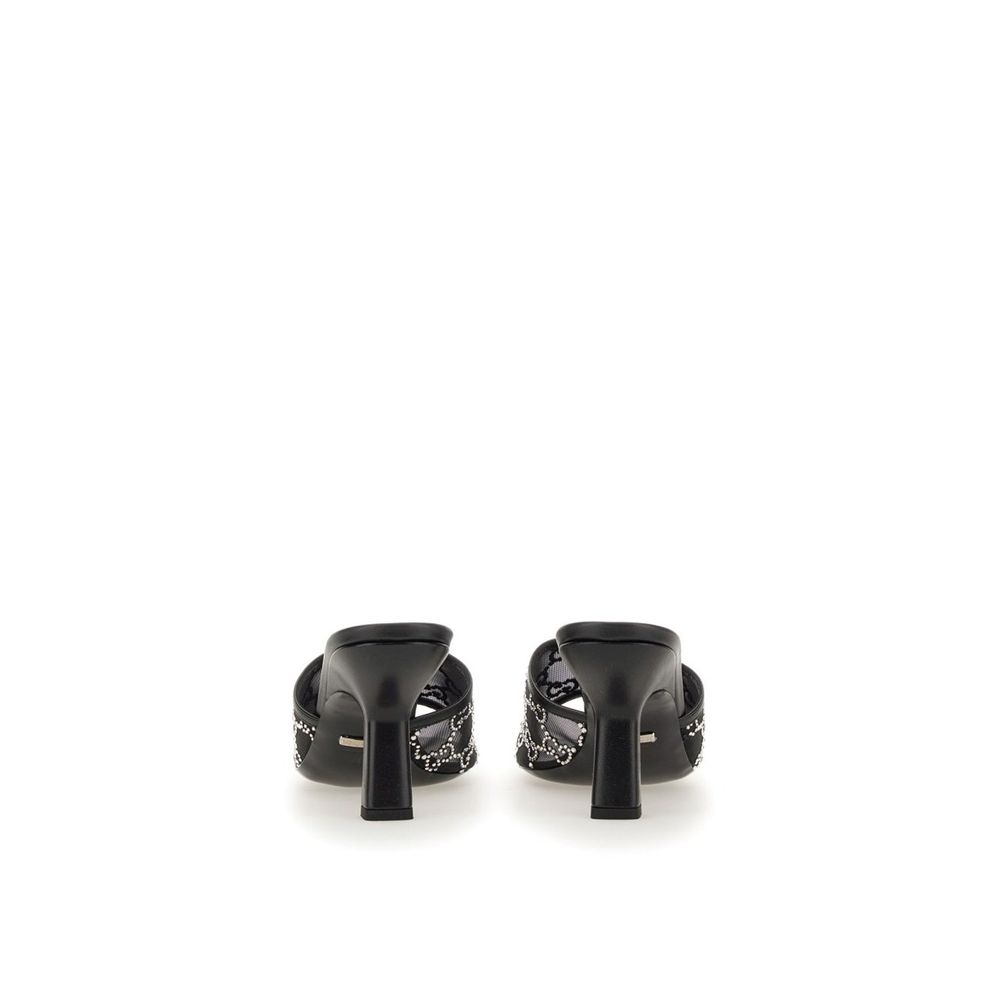 Gucci Black Polyamide Mules | Regal Royce