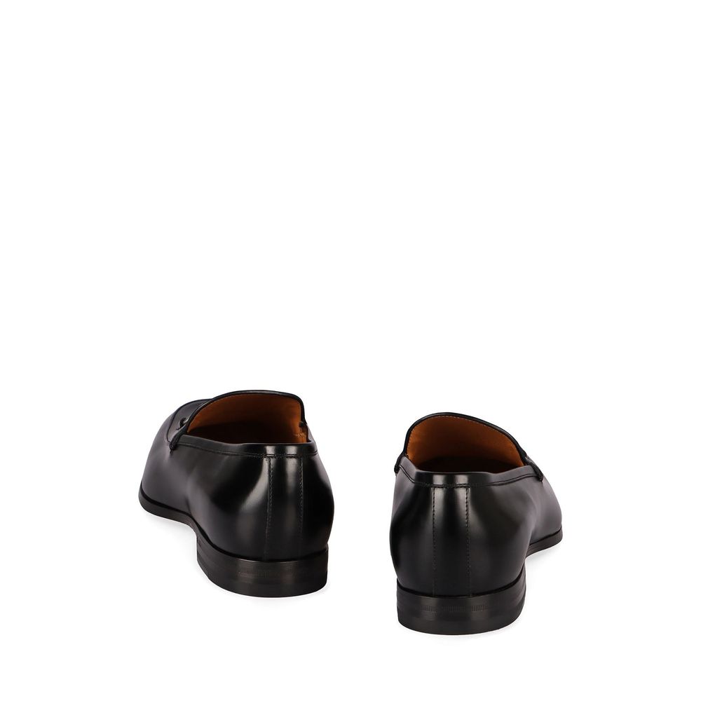 Gucci Black Calfskin Slip-On Loafers | Regal Royce