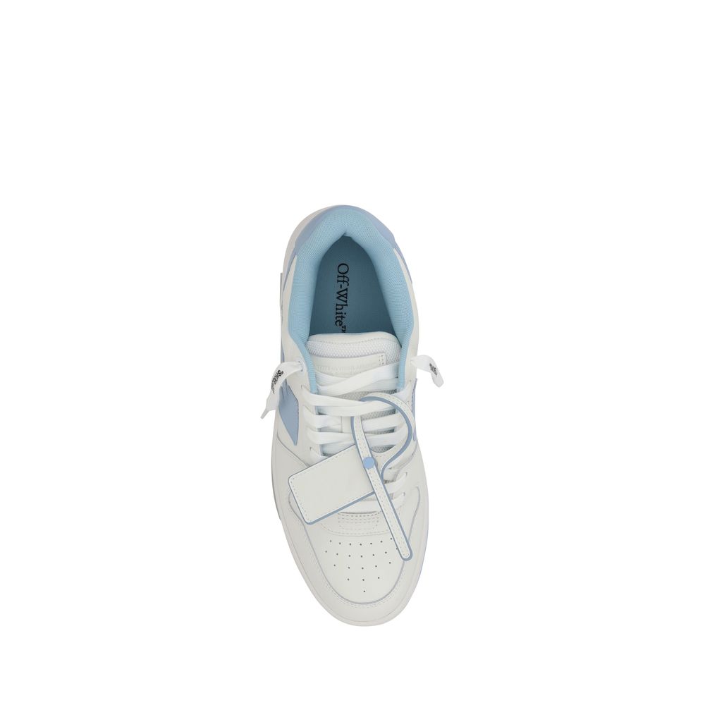 Off-White White Calf Leather Bos Taurus Athletic Sneakers | Regal Royce