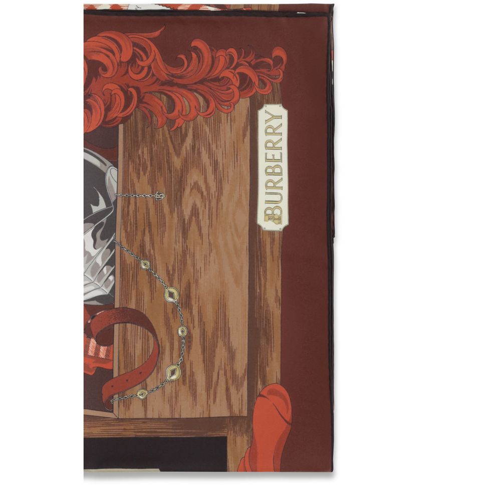 Burberry Brown Silk Scarf | Regal Royce