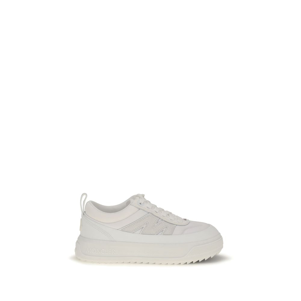 Moncler White Polyamide Athletic Sneakers | Regal Royce