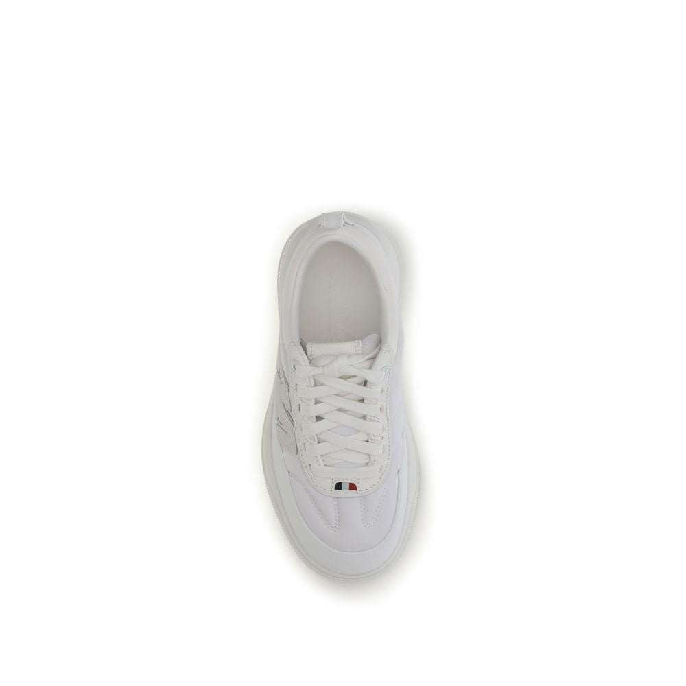 Moncler White Polyamide Athletic Sneakers | Regal Royce