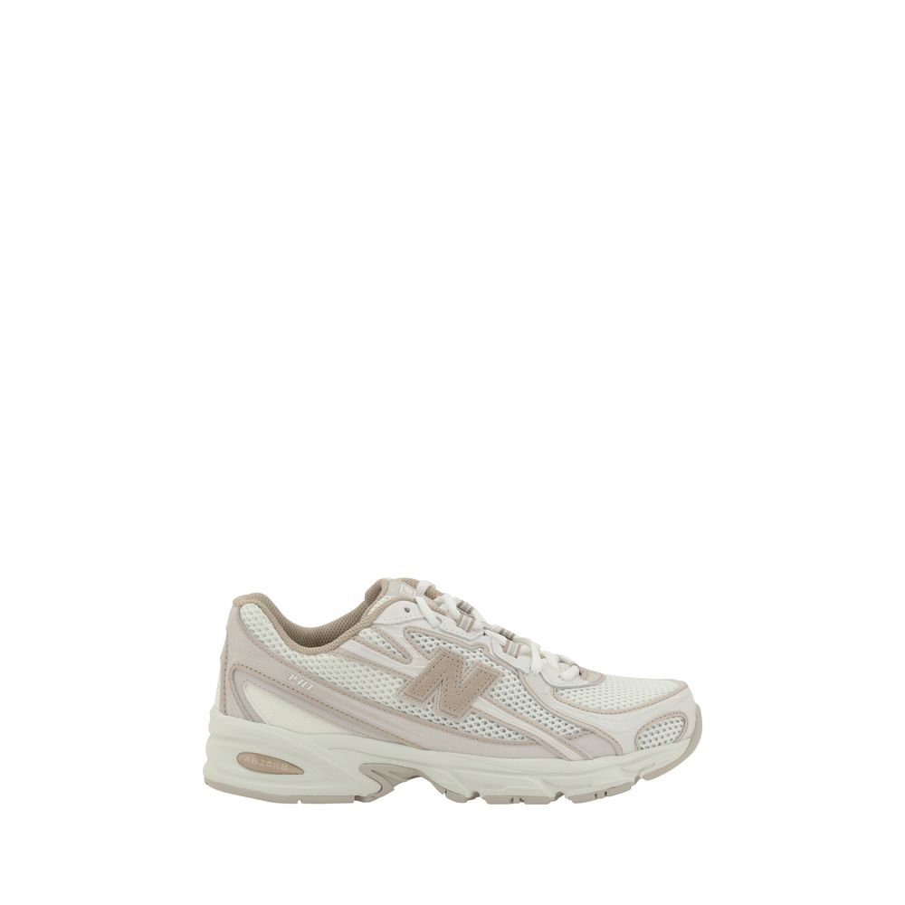 New Balance White Fabric Athletic Sneakers | Regal Royce