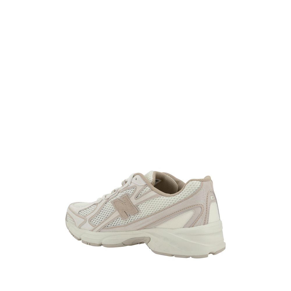 New Balance White Fabric Athletic Sneakers | Regal Royce