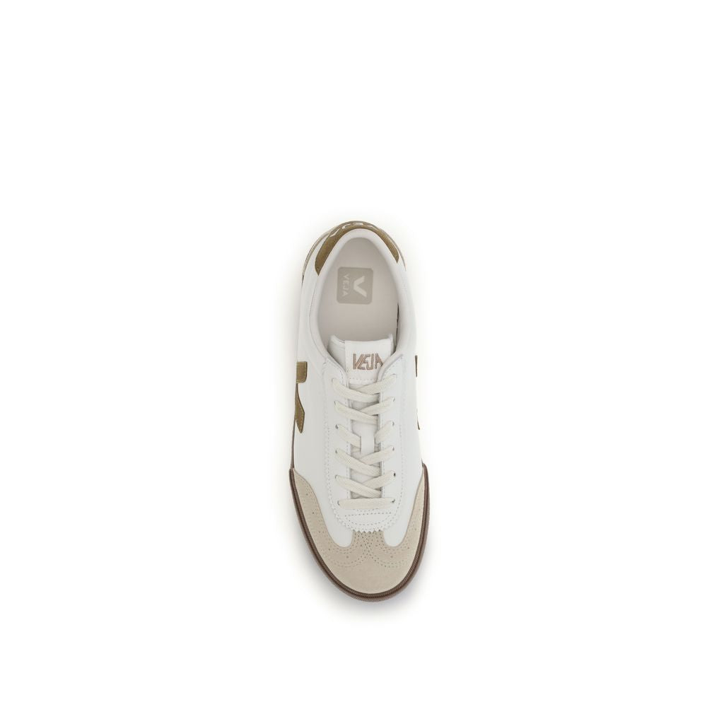 Veja Beige Calf Leather Bos Taurus Athletic Sneakers | Regal Royce