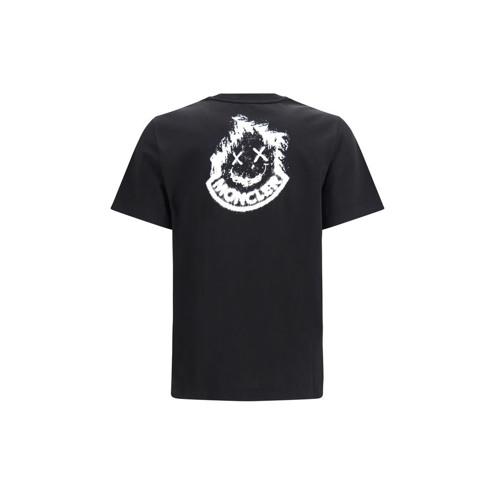 Moncler Black Cotton T-Shirt | Regal Royce