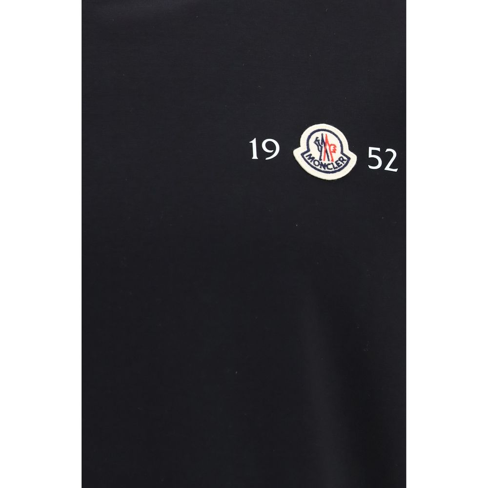 Moncler Black Cotton T-Shirt | Regal Royce