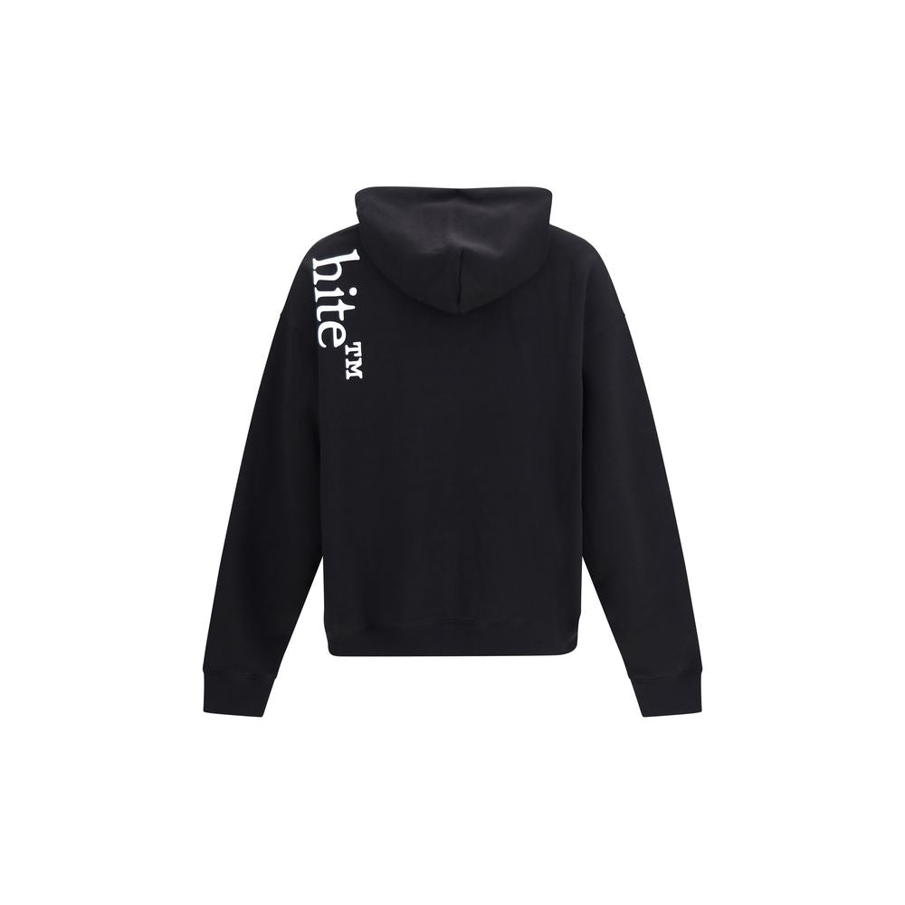 Off-White Black Cotton Sweatshirt | Regal Royce