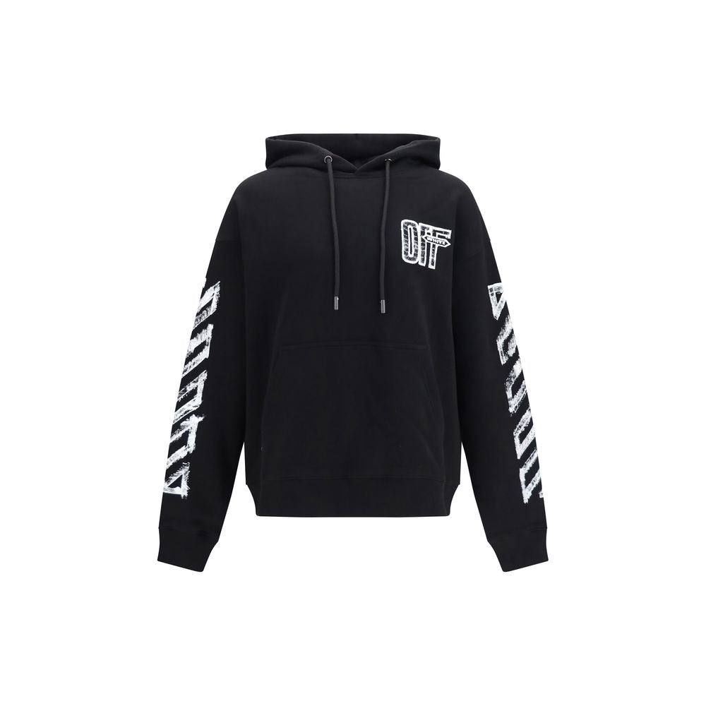 Off-White Black Cotton Sweatshirt | Regal Royce