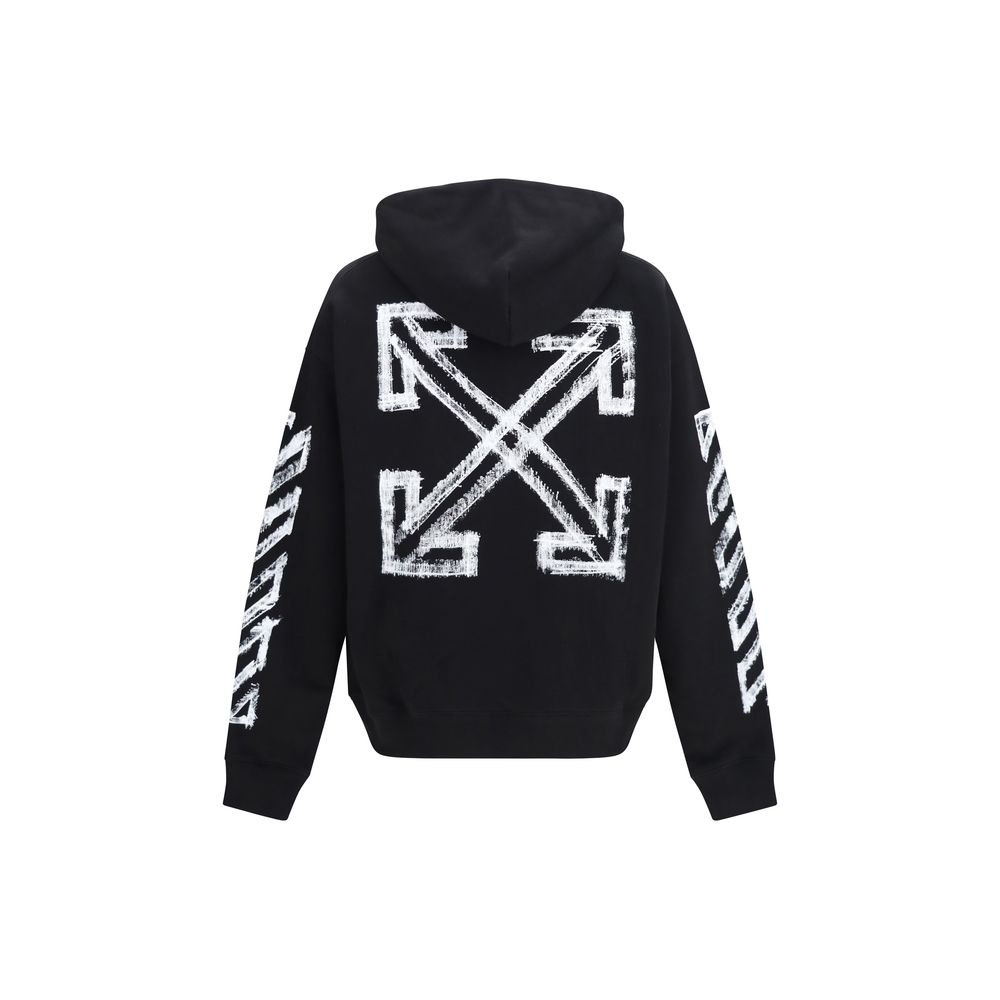 Off-White Black Cotton Sweatshirt | Regal Royce