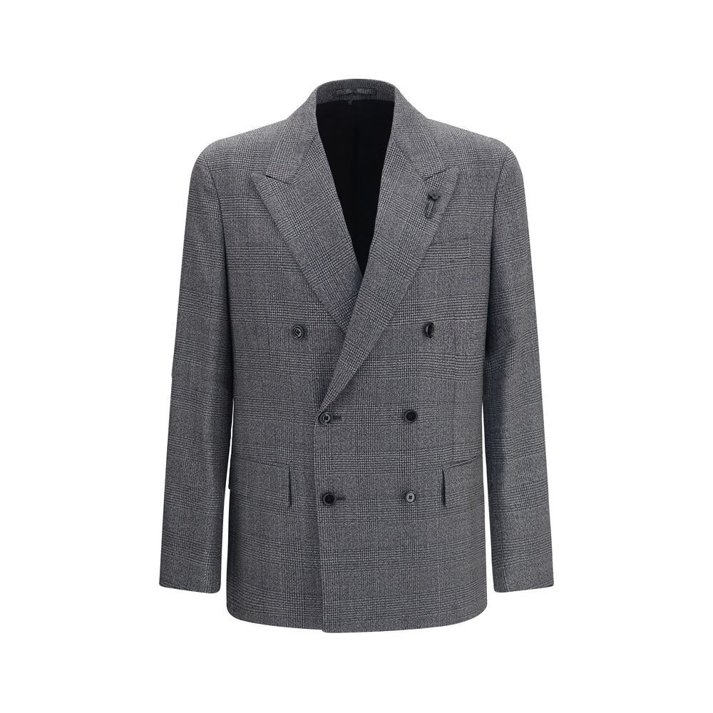 Lardini Gray Wool Oves Aries Blazer | Regal Royce