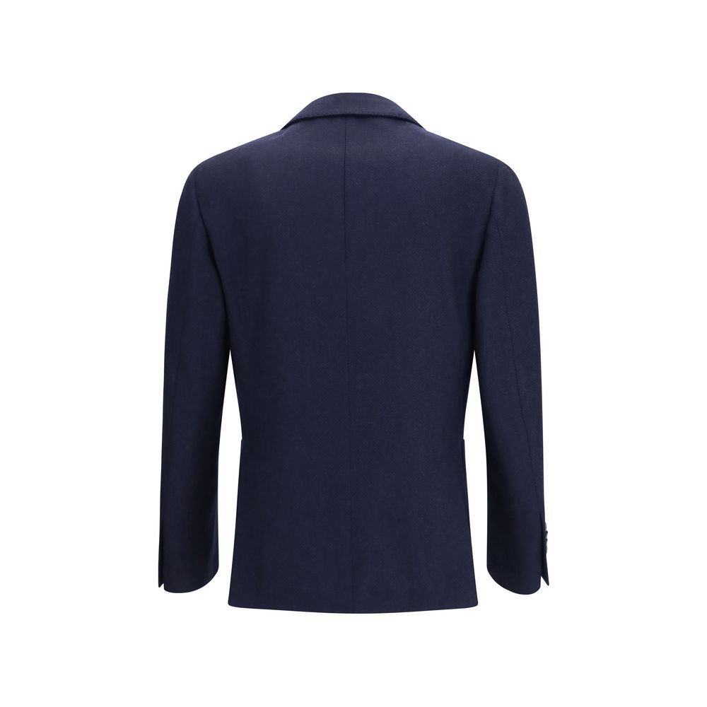Lardini Blue Wool Oves Aries Jacket | Regal Royce