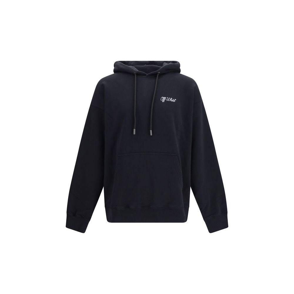 Off-White Black Cotton Sweatshirt | Regal Royce