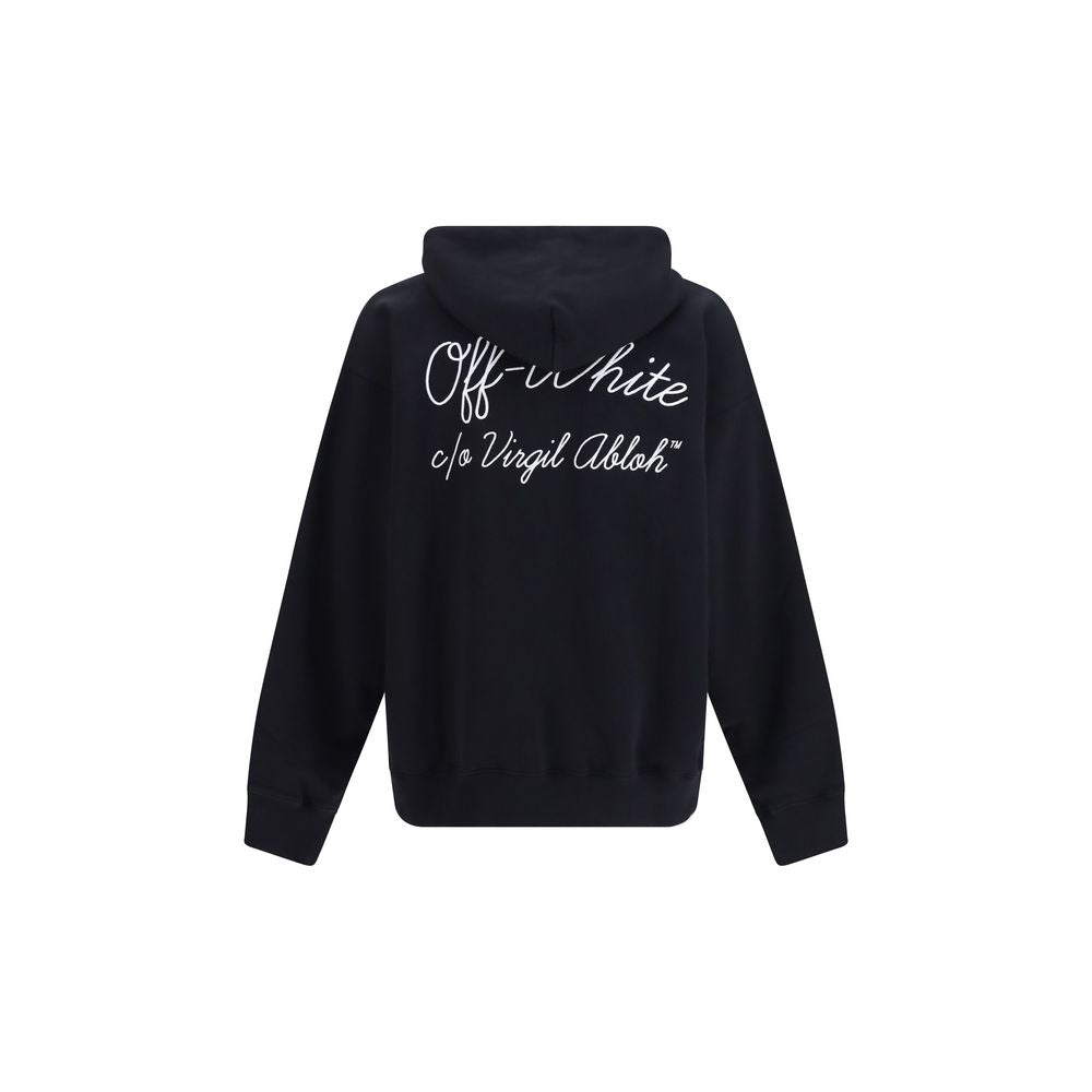 Off-White Black Cotton Sweatshirt | Regal Royce
