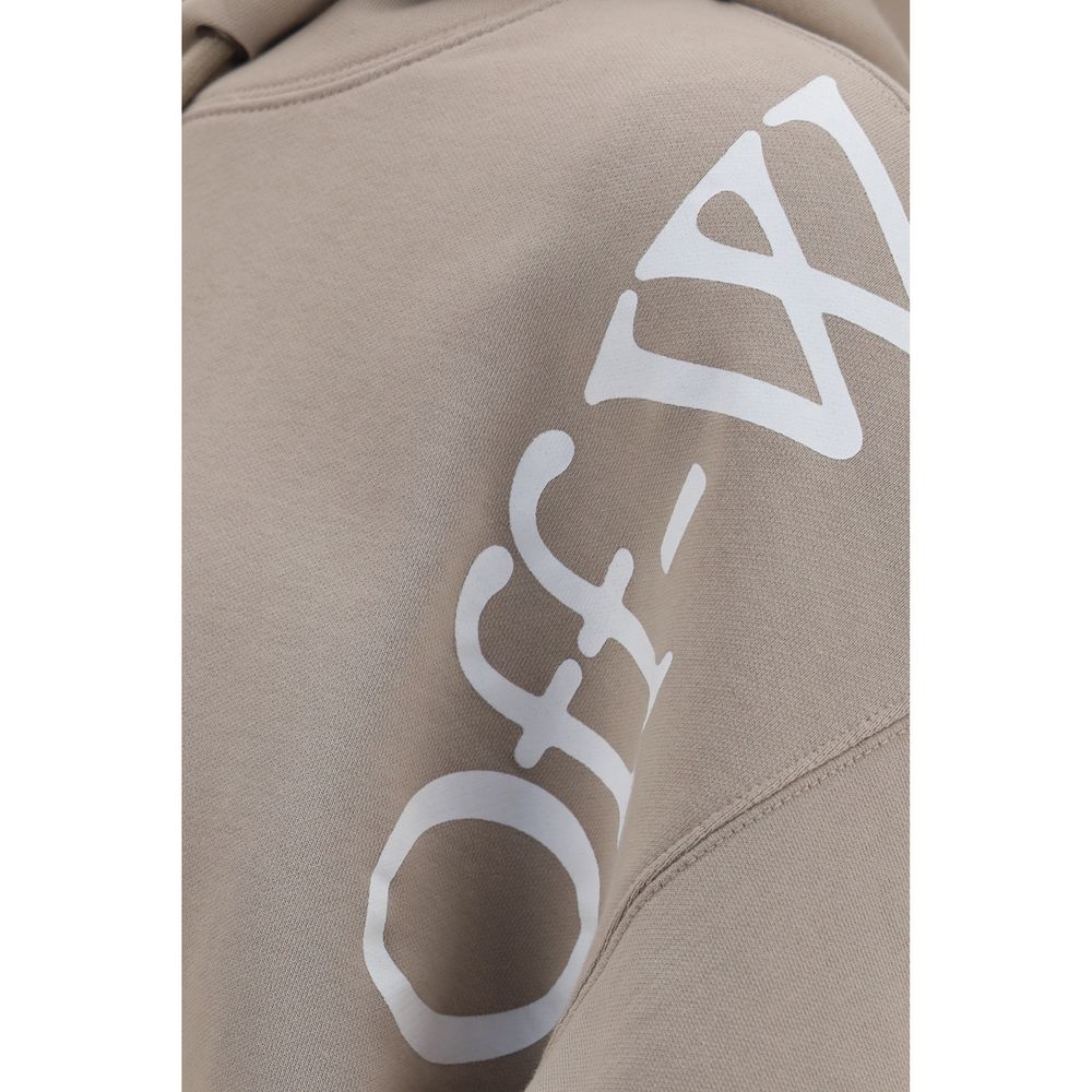 Off-White Beige Cotton Sweatshirt | Regal Royce