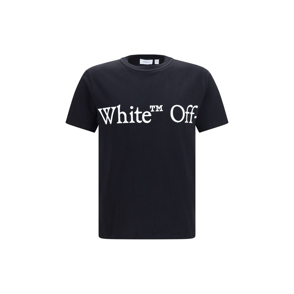 Off-White Black Cotton T-Shirt | Regal Royce