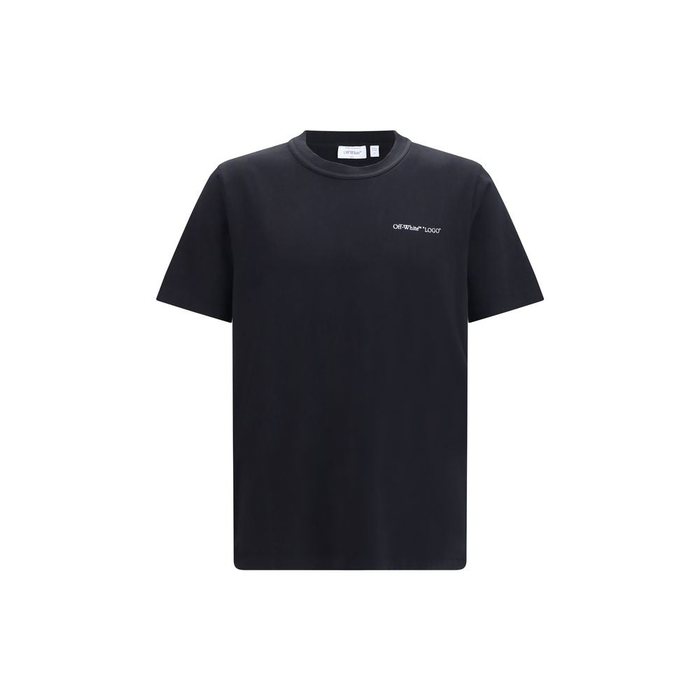 Off-White Black Cotton T-Shirt | Regal Royce