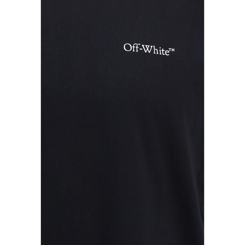 Off-White Black Cotton T-Shirt | Regal Royce