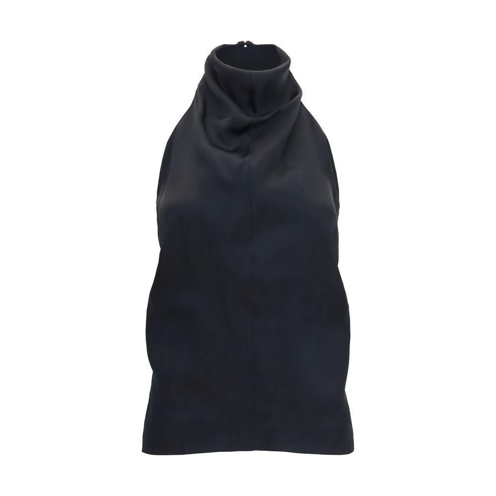 Khaite Black Acetate Blouse | Regal Royce