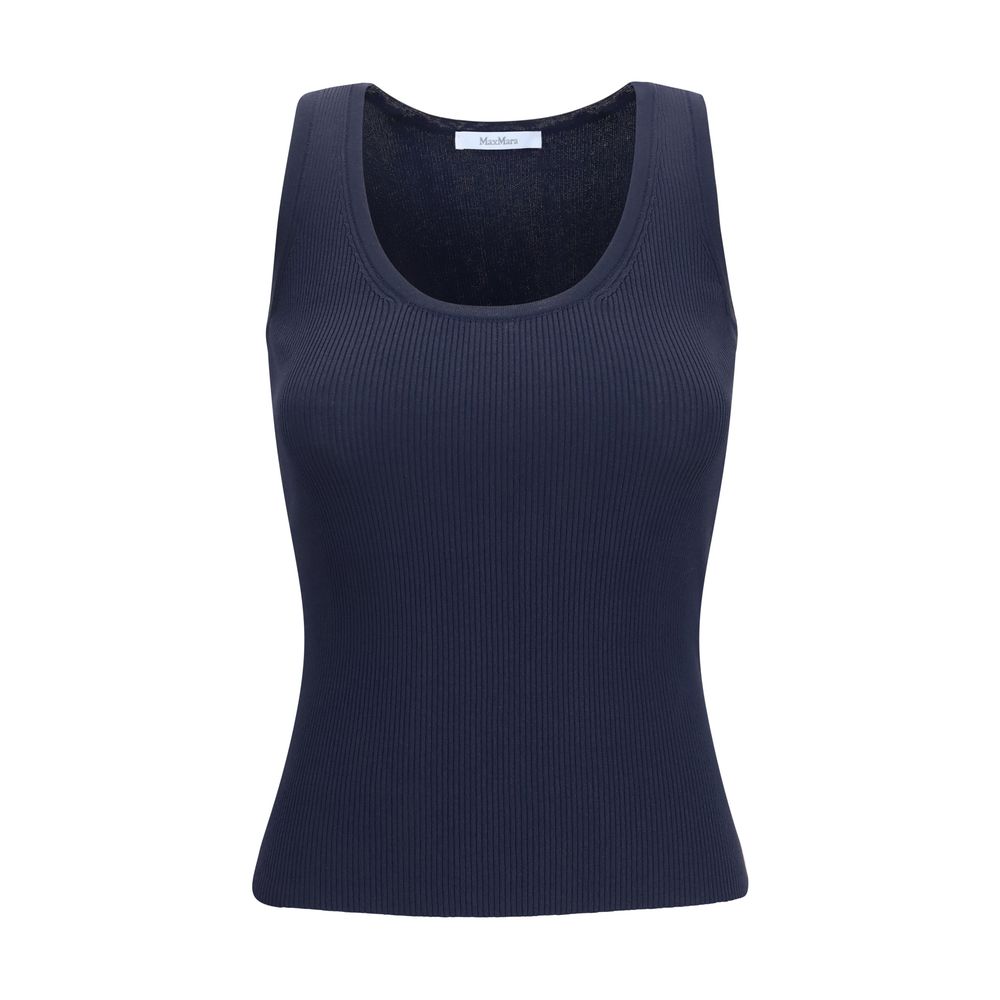 Max Mara Blue Viscose Tank Tops | Regal Royce