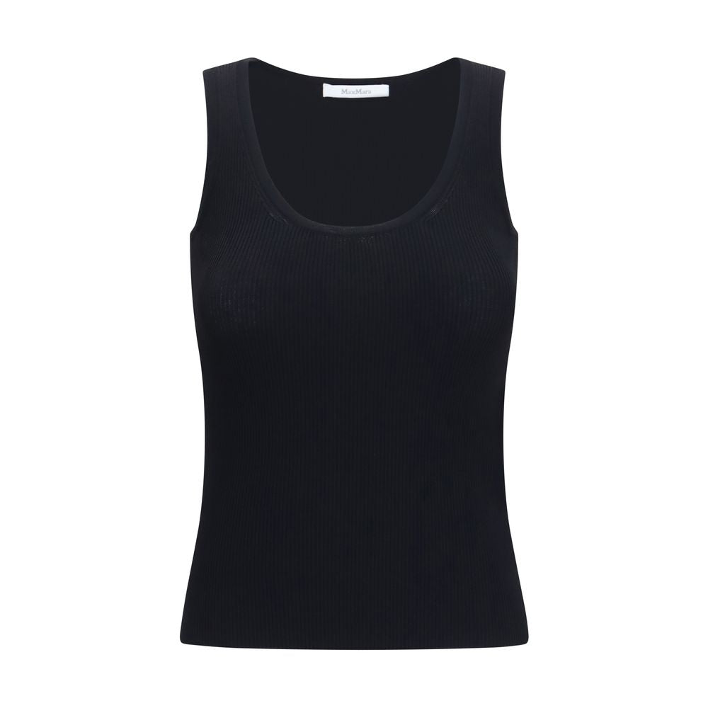 Max Mara Black Viscose Tank Tops | Regal Royce