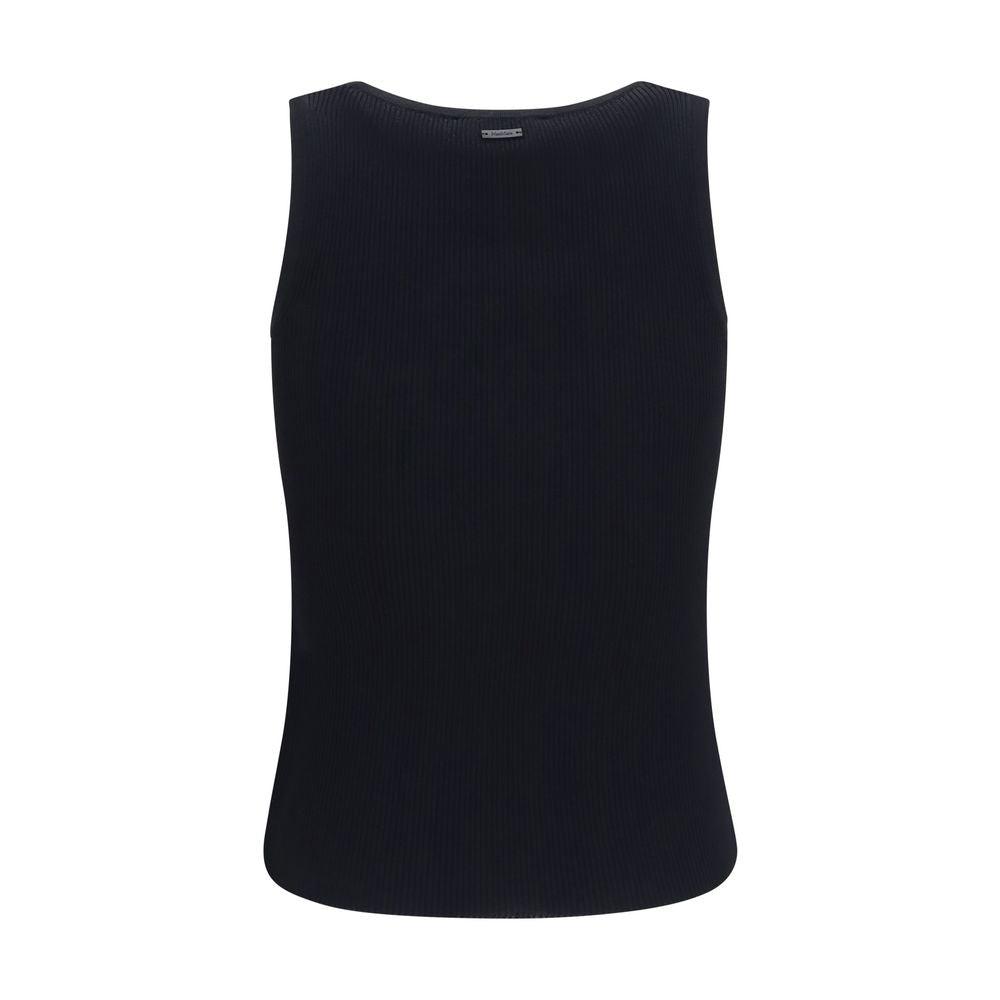 Max Mara Black Viscose Tank Tops | Regal Royce