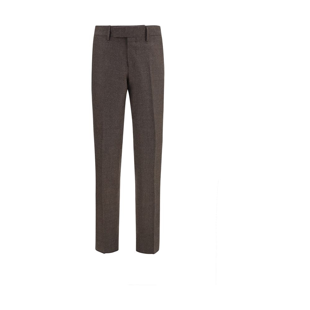 Lardini Brown Viscose Dress Pants | Regal Royce