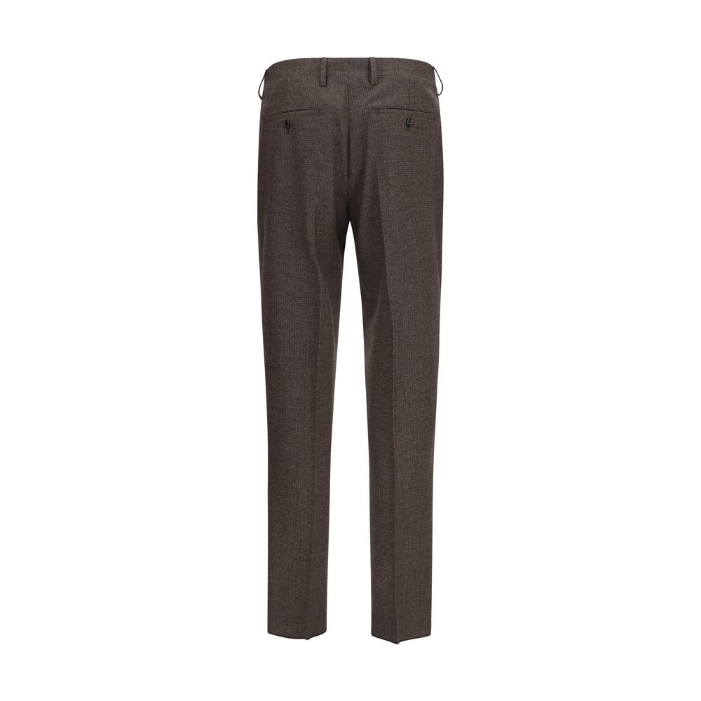 Lardini Brown Viscose Dress Pants | Regal Royce