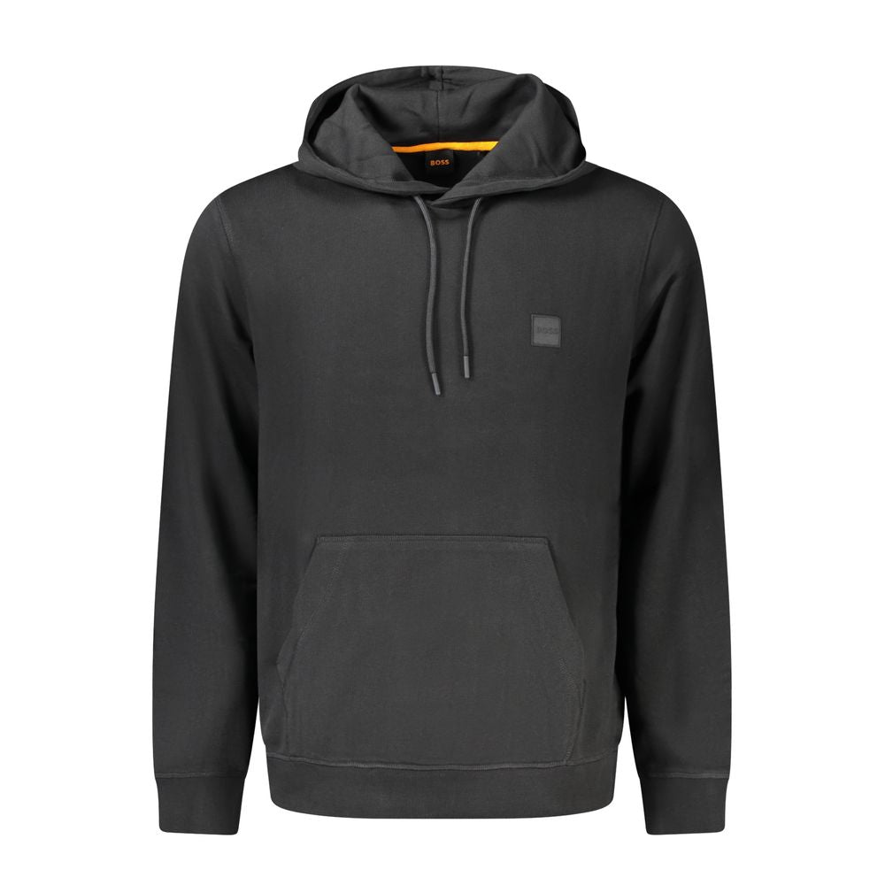 Hugo Boss Black Cotton Men's Hooded Sweatshirt | Regal Royce