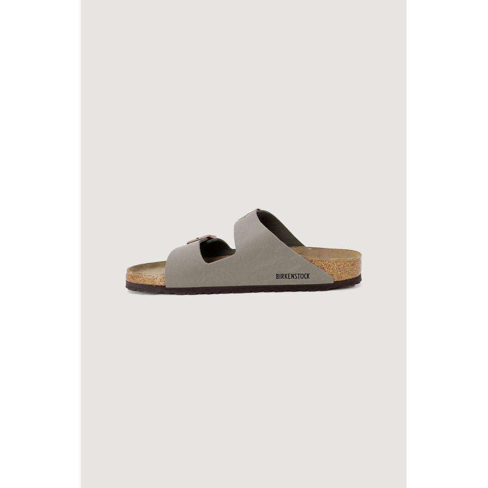 Birkenstock Gray Synthetic Strap-On Sandals | Regal Royce