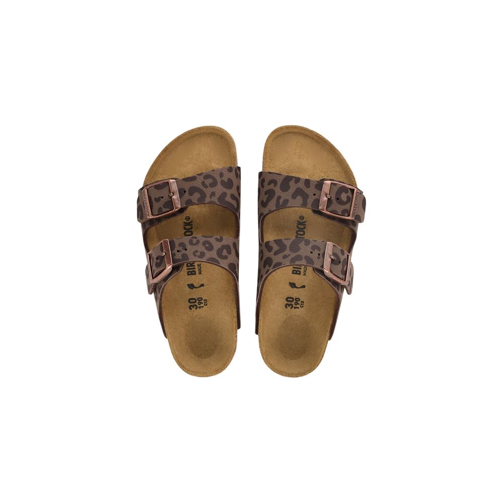 Birkenstock Brown Synthetic Flat Sandals | Regal Royce