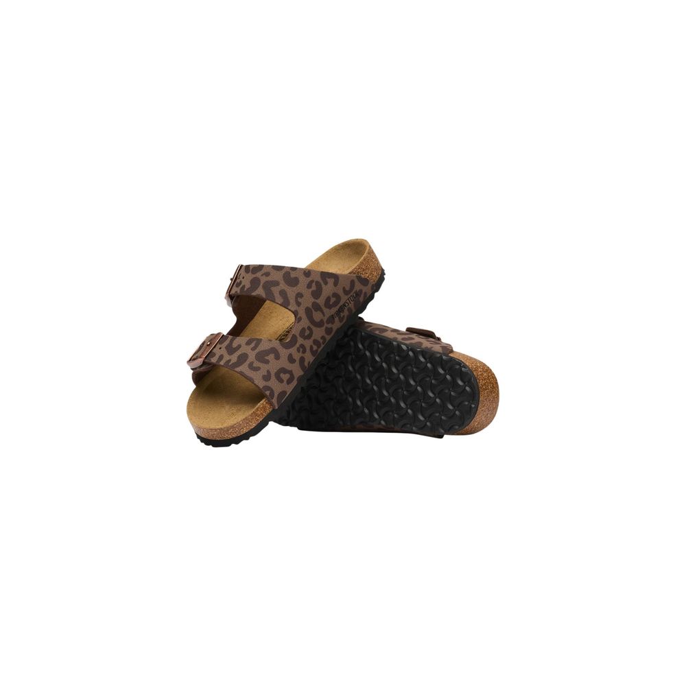 Birkenstock Brown Synthetic Flat Sandals | Regal Royce