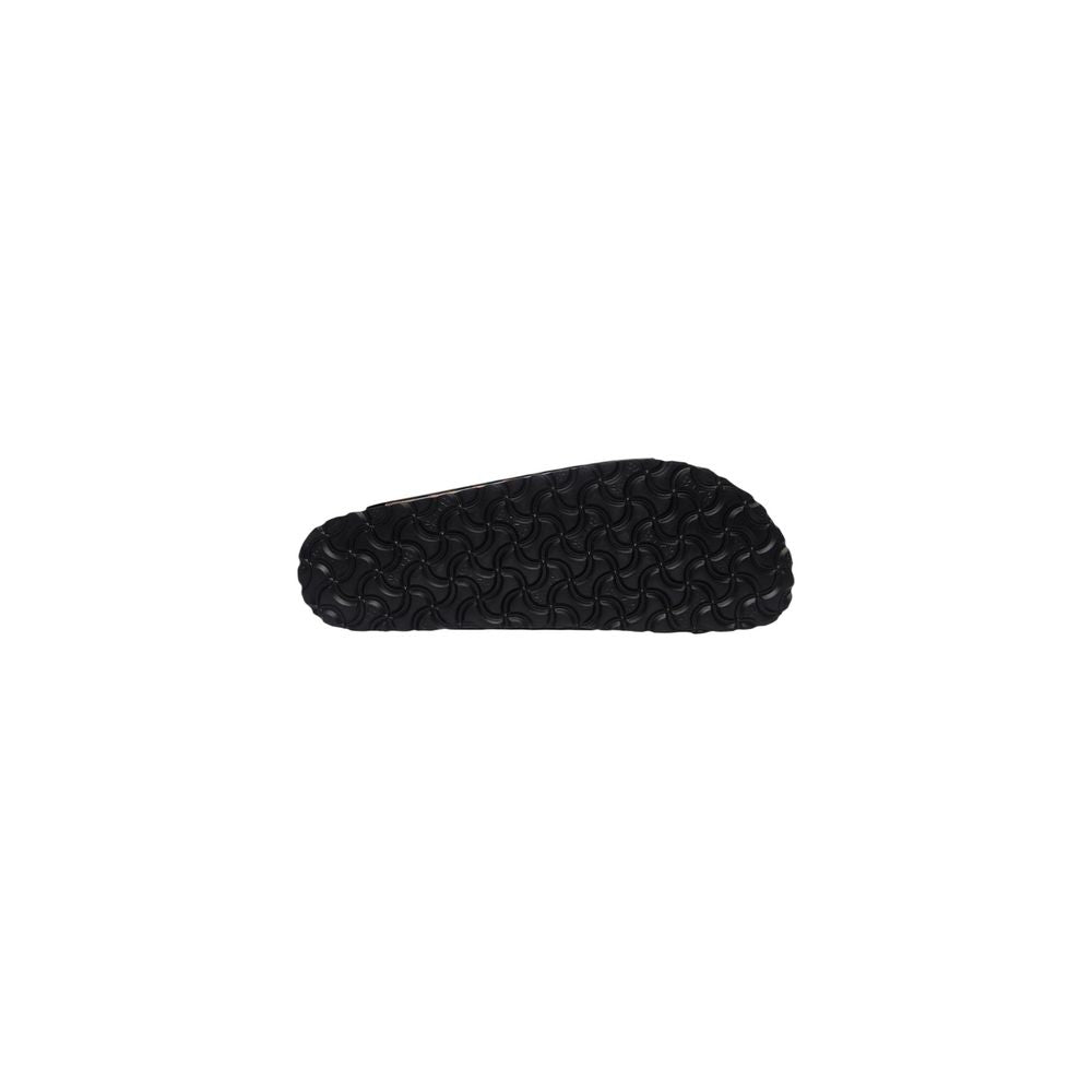 Birkenstock Black Leather Flat Sandals | Regal Royce