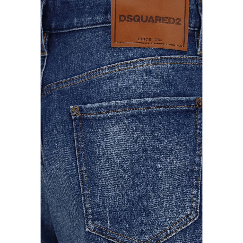 Dsquared² Blue Cotton Bermuda Shorts | Regal Royce