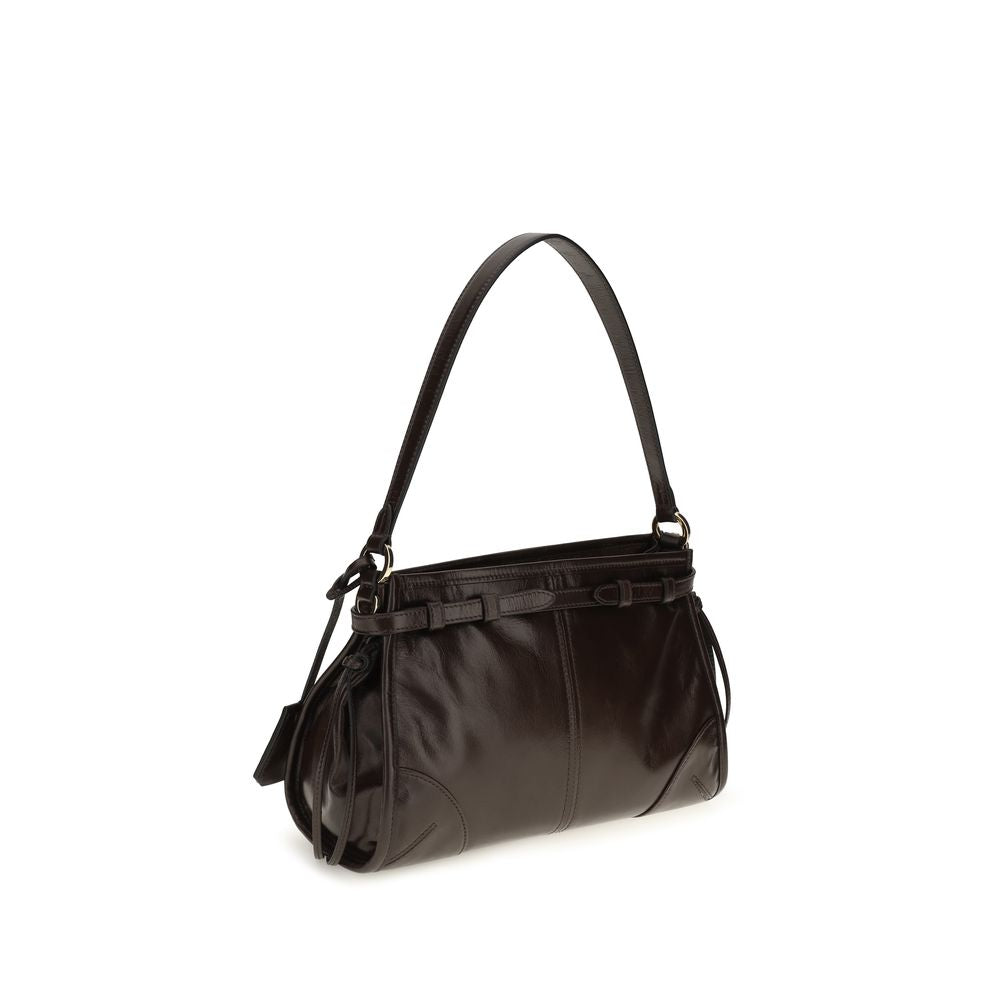 Prada Brown Calf Leather Bos Taurus Handbag | Regal Royce