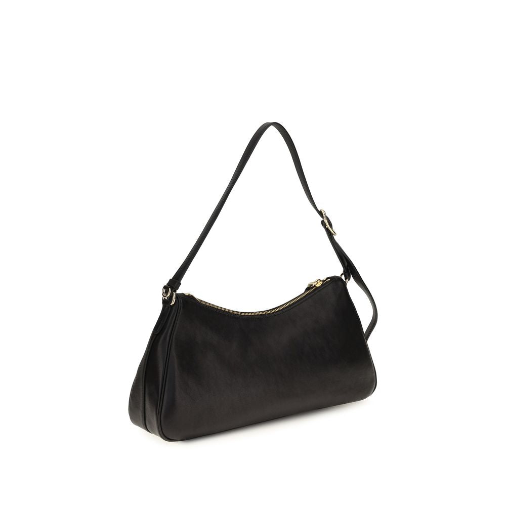 Prada Black Calf Leather Bos Taurus Shoulder Bag | Regal Royce