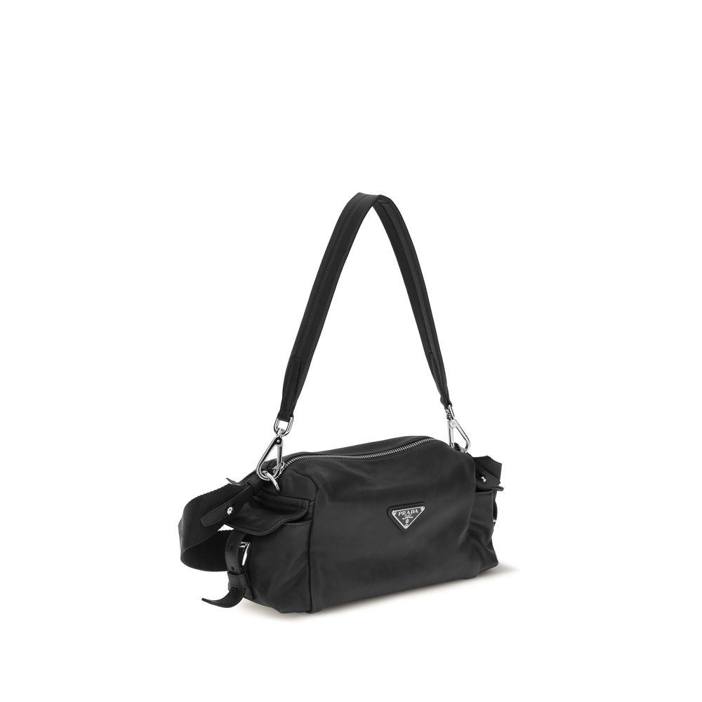 Prada Brown Napa Leather / Calf Bos Taurus Shoulder Bag | Regal Royce