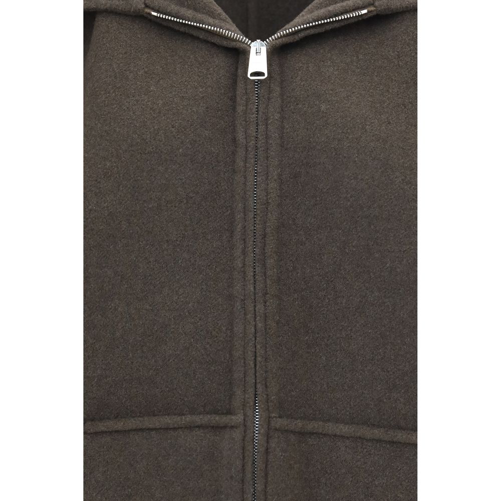 Khaite Bicolor Wool Oves Aries Full-Length Jacket | Regal Royce