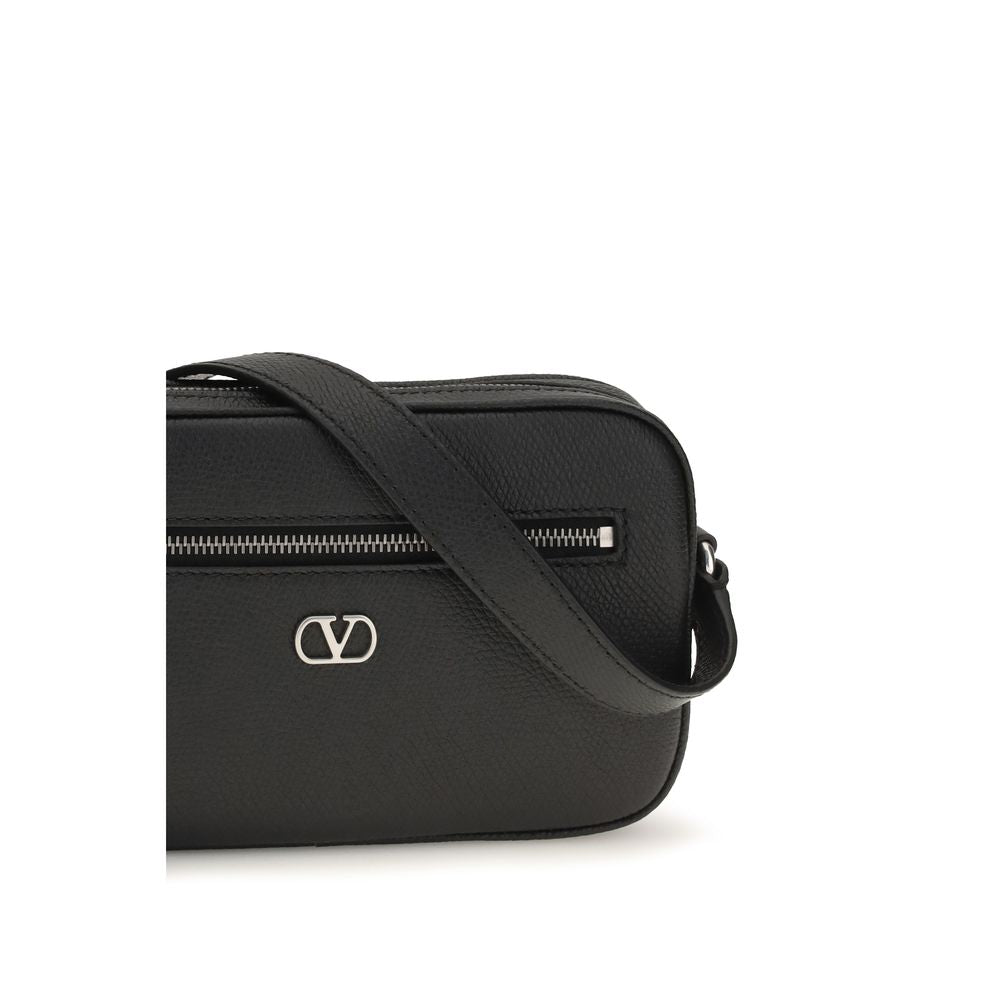Valentino Garavani Black Calf Leather Bos Taurus Wallet | Regal Royce