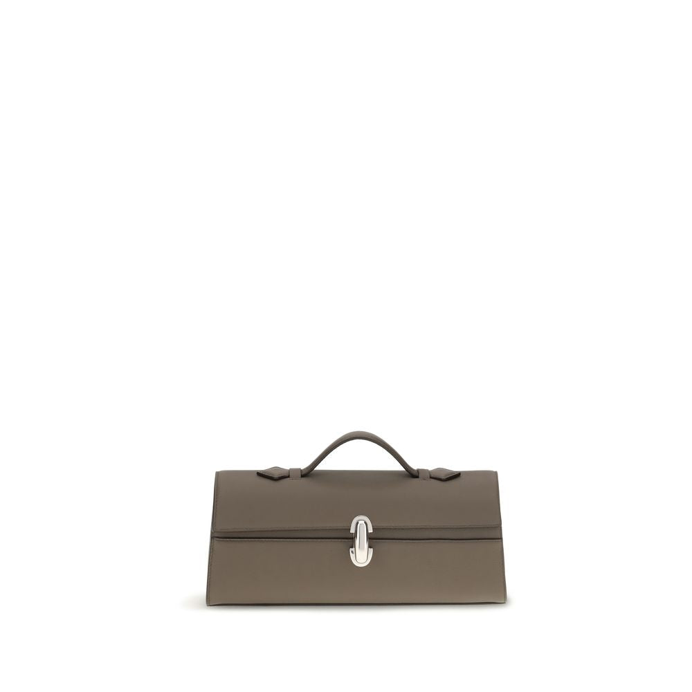 Savette Brown Calf Leather Bos Taurus Shoulder Bag | Regal Royce