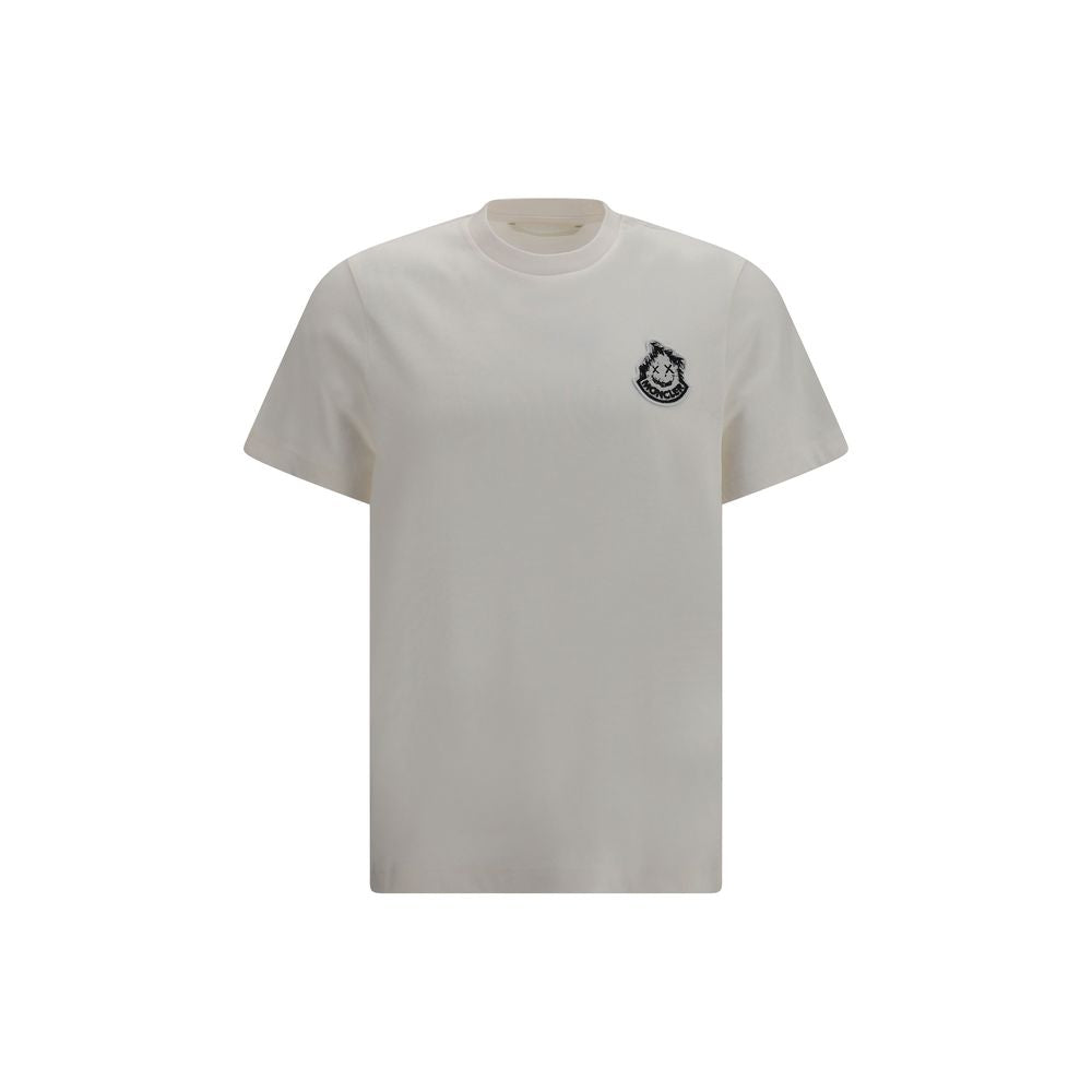 Moncler Beige Cotton T-Shirt | Regal Royce