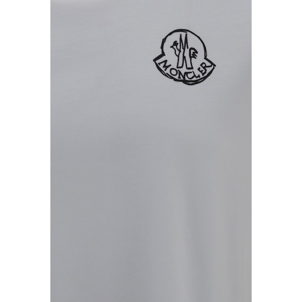 Moncler White Cotton T-Shirt | Regal Royce