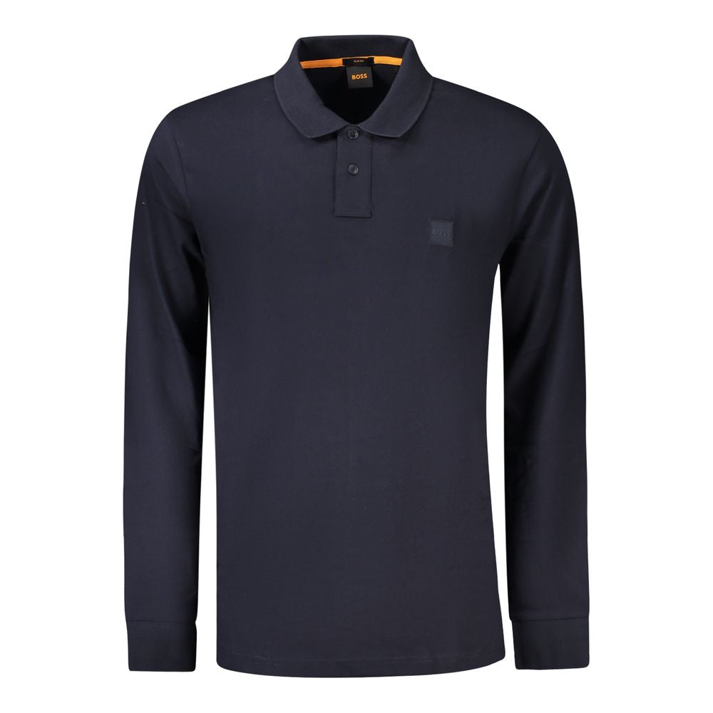 Hugo Boss Blue Cotton Men's Polo | Regal Royce