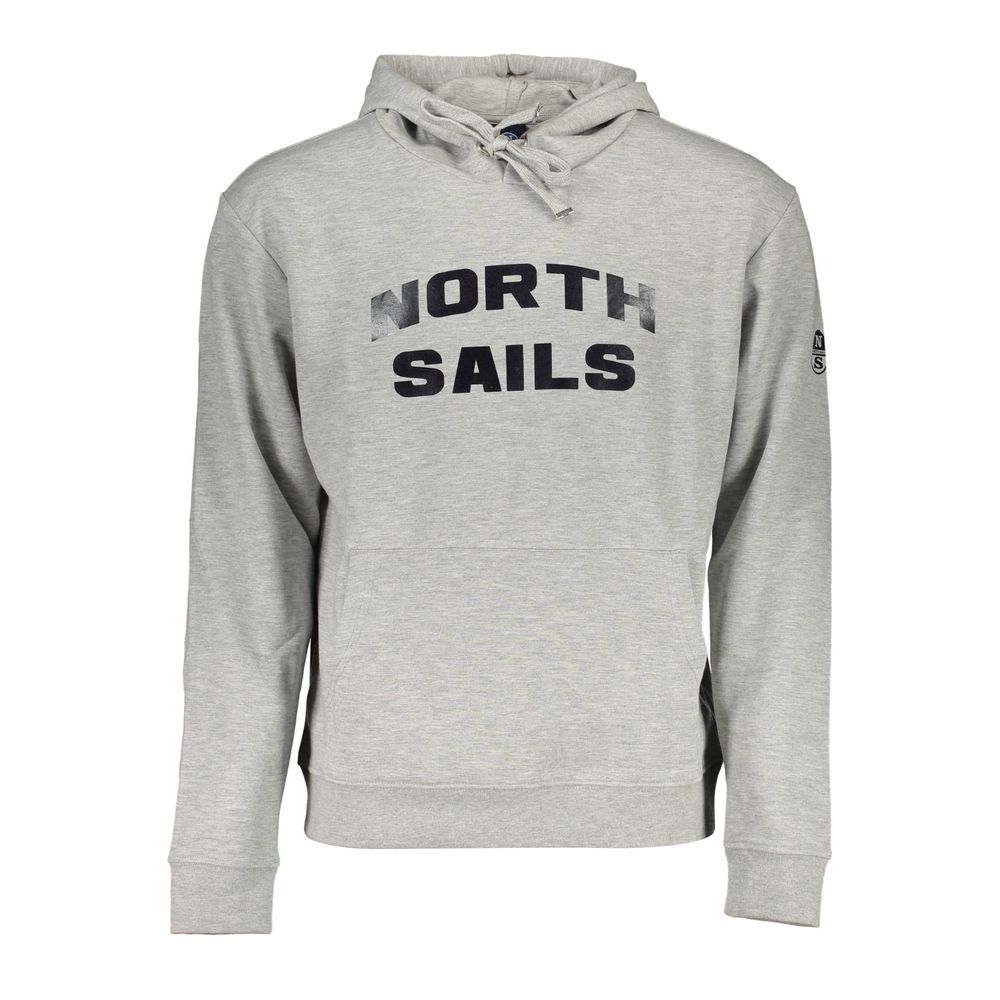 North Sails Grigio Cotton Men Sweatshirt | Regal Royce