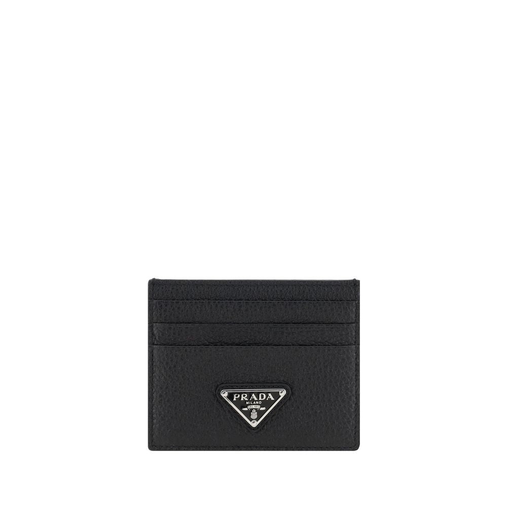 Prada Black Calf Leather Bos Taurus Wallet | Regal Royce