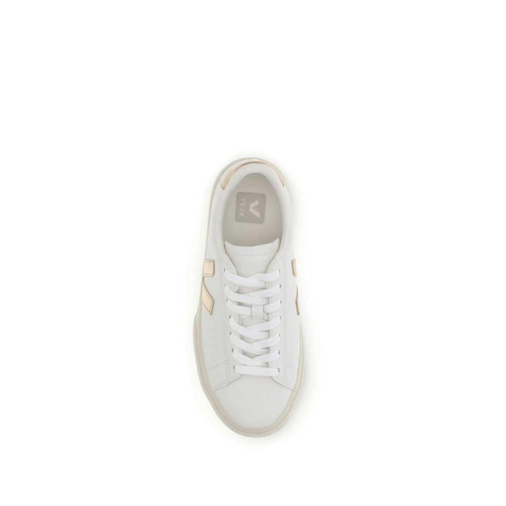 Veja White Calf Leather Bos Taurus Low Top Sneakers | Regal Royce