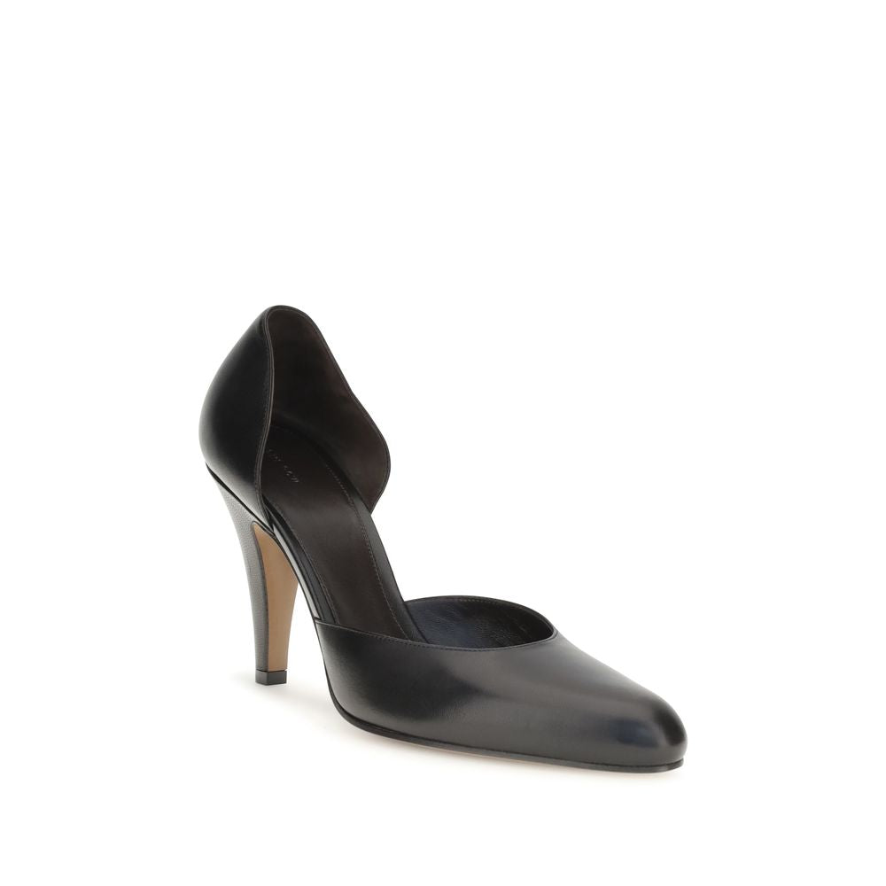 The Row Black Lamb Ovis Aries Aries High Heel Pumps | Regal Royce